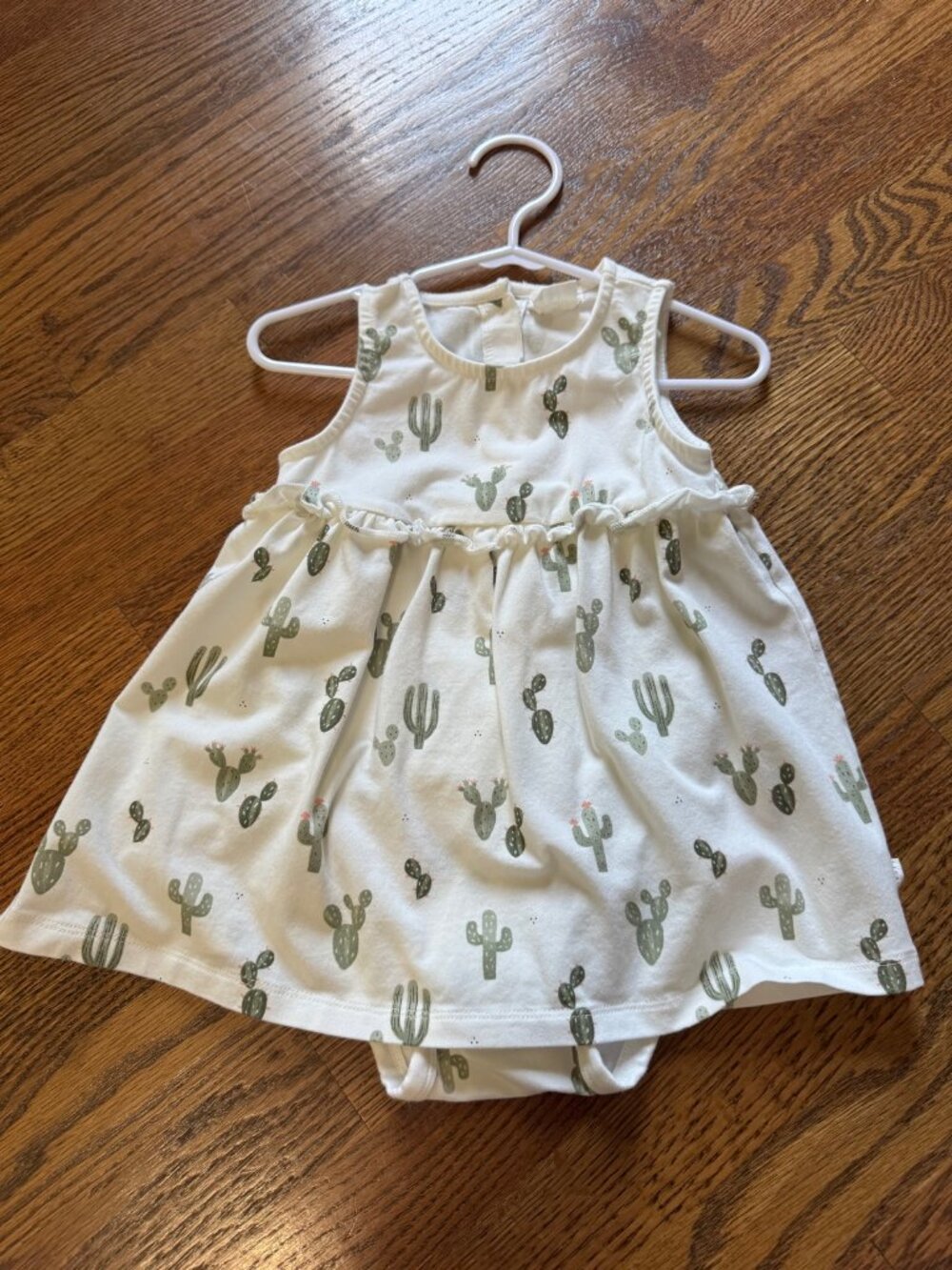 Petit Lem Cactus Printed Bodysuit Dress | 18 Months